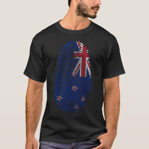 Camiseta Impresión de dedo - Nueva Zelanda