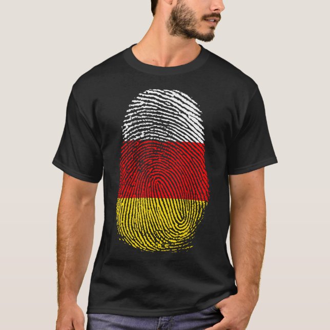 Camiseta Impresión de dedo - Osetia del Sur (Anverso)