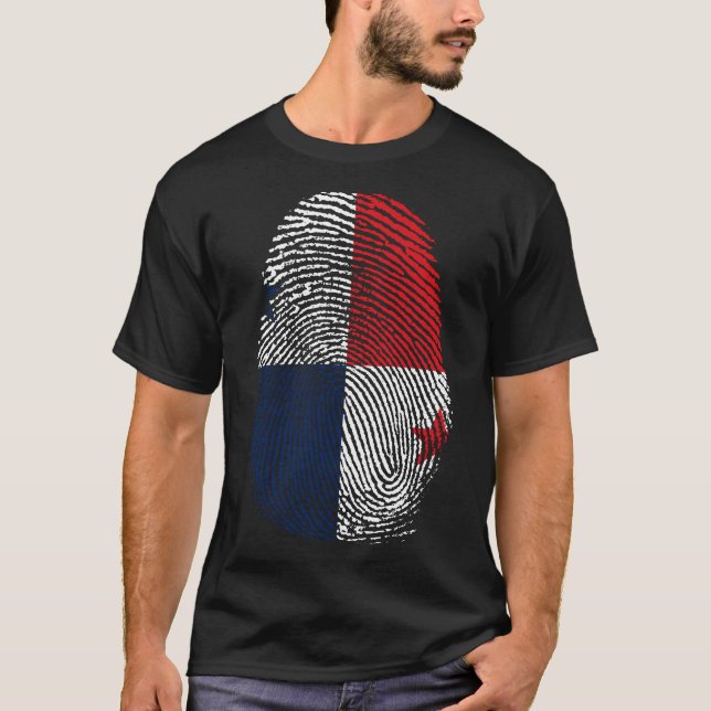 Camiseta Impresión de dedo - Panamá (Anverso)