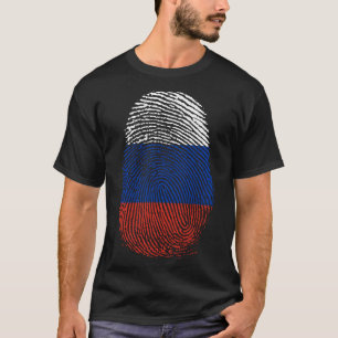 Camiseta Impresión de dedo - Rusia