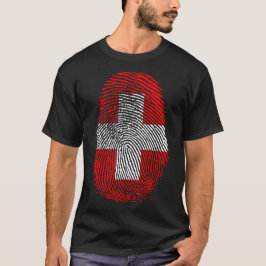 Camiseta Impresión de dedo - Suiza
