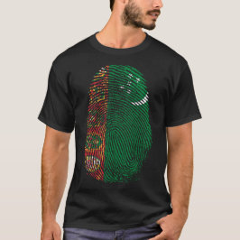 Camiseta Impresión de dedo - Turkmenistán