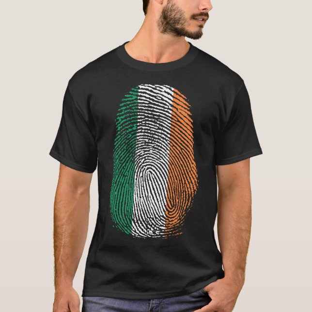 Camiseta Impresión de dedos - Irlanda (Anverso)