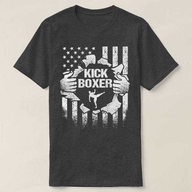 Camiseta Impresión de entrenamiento de boxeo Kickboxing Tau (Diseño del anverso)
