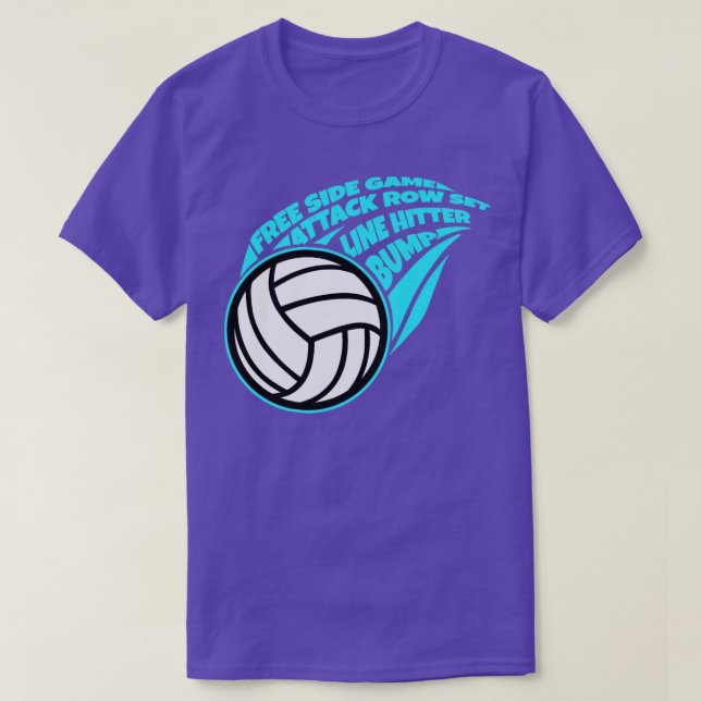 Camiseta Impresión de equipo de voleibol de regalo de volei (Diseño del anverso)