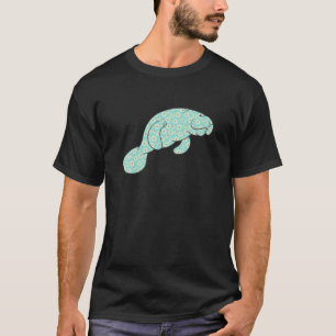 Camiseta Impresión de flores de margarita de manatí para mu