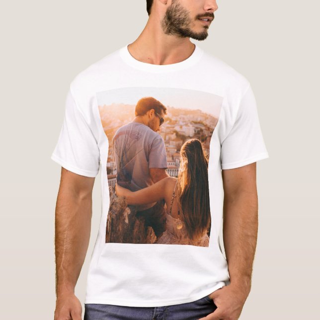 Camiseta impresión de fotos personalizada por personalizado (Anverso)