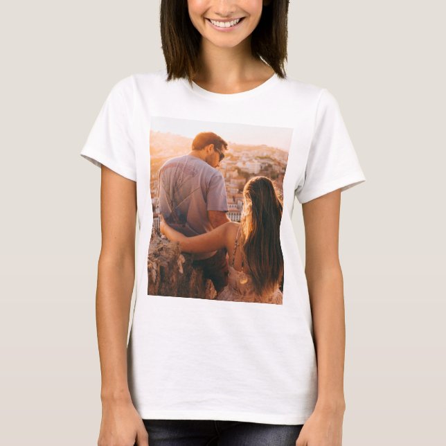 Camiseta impresión de fotos personalizada por personalizado (Anverso)