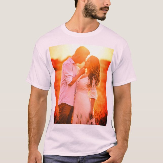 Camiseta impresión de fotos personalizada por personalizado (Anverso)