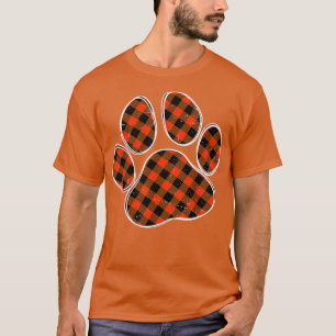 Camiseta Impresión de garras de perro con forma de búfalo n