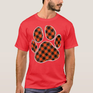 Camiseta Impresión de garras de perro con forma de búfalo n