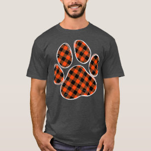 Camiseta Impresión de garras de perro con forma de búfalo n