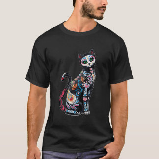 Camiseta Impresión de gato de azucar de azucar