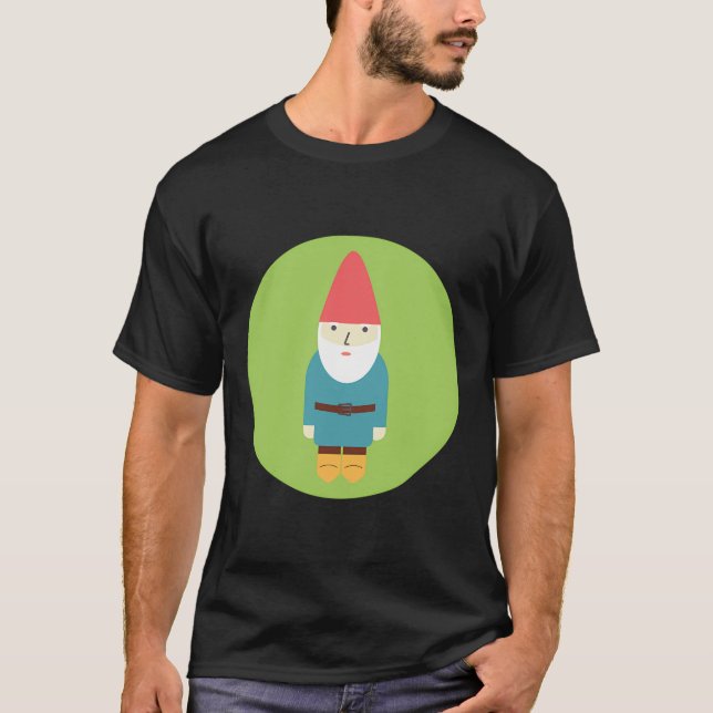 Camiseta Impresión de genoma de jardín retro (Anverso)