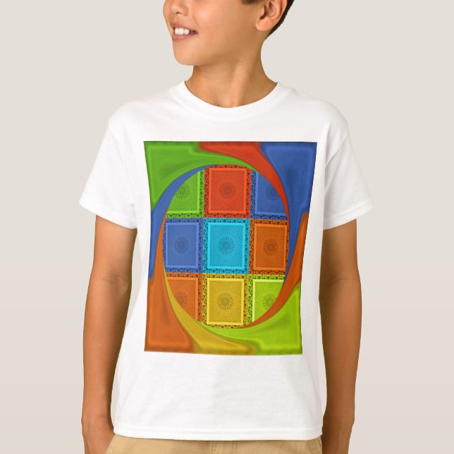 Camiseta Impresión de imágenes en blanco y negro (Anverso)