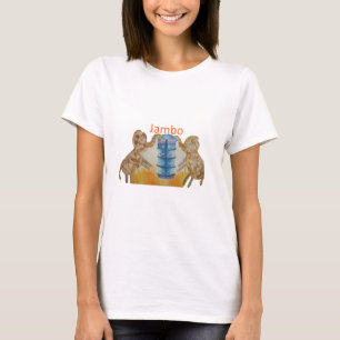 Camiseta Impresión de Jambo Jumbo African Kids Elephants