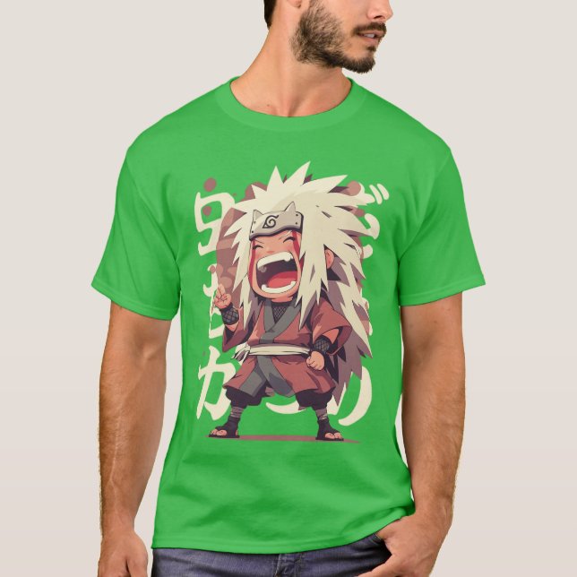 Camiseta impresión de jiraiya (Anverso)