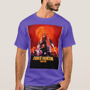 Camiseta Impresión de juego retro Duke Nukem 3D Alto Contra