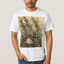 Impresión de Kraken de época