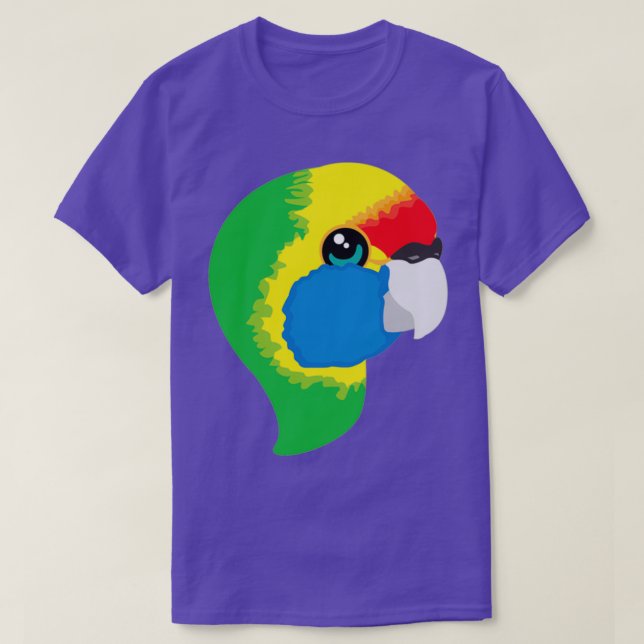 Camiseta Impresión de la cabeza de Cute Eastern Rosella (Diseño del anverso)