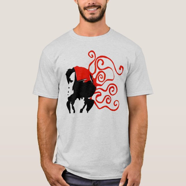 Camiseta Impresión de la cabeza de Octo (Anverso)