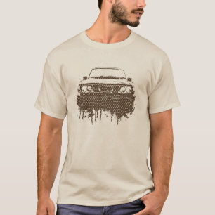 Camiseta impresión de la firma de la parodia del engranaje