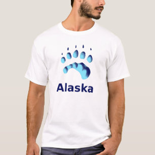 Camiseta Impresión de la hoja de oso polar