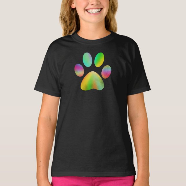 Camiseta Impresión de la hoja de tinta de mosaico (Anverso)