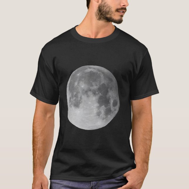 Camiseta Impresión de la luna llena (Anverso)