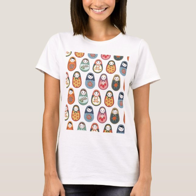 Camiseta Impresión de la muñeca de la jerarquización (Anverso)