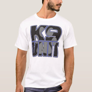 Camiseta Impresión de la pata de la unidad de la policía