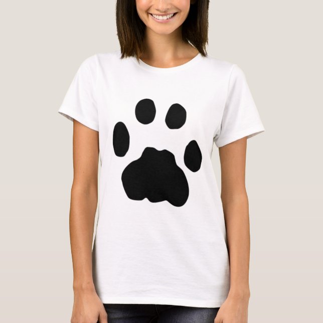 CAMISETA IMPRESIÓN DE LA PATA DEL PUMA (Anverso)