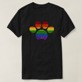 Camiseta Impresión de la ruta arcoiris del Purpurina LGBT