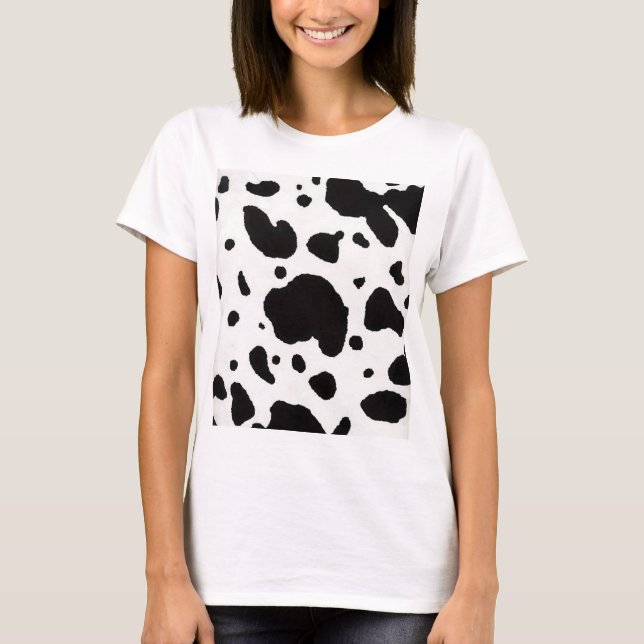 Camiseta Impresión de la vaca (Anverso)