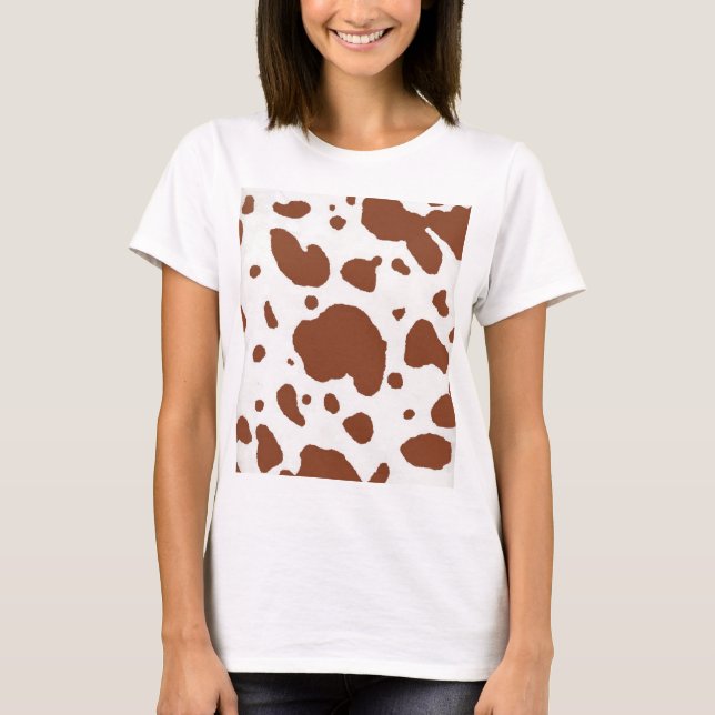 Camiseta Impresión de la vaca (Anverso)