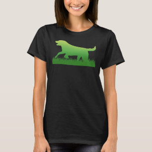 Camiseta Impresión de laboratorio negro de Labrador