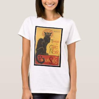CAMISETA IMPRESIÓN DE LE CHAT NOIR