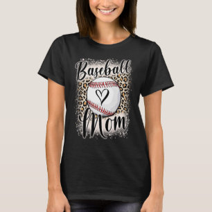 Camiseta Impresión de leach de leopardo de las mujeres de b