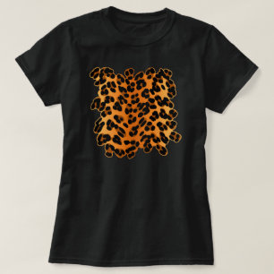 Camiseta Impresión de leopardo