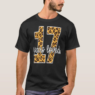 Camiseta Impresión De Leopardo De 17 Años Para Adolescentes