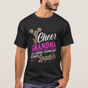 Camiseta Impresión de leopardo de fans más grande de la abu