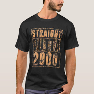 Camiseta Impresión de leopardo directo fuera de 2000 20 cum
