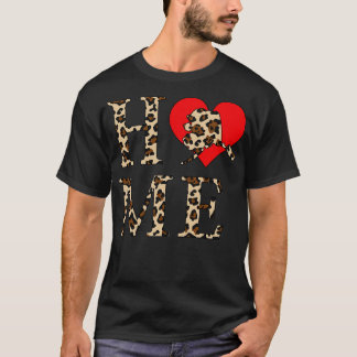 Camiseta Impresión de leopardo en casa de Alaska