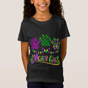 Camiseta Impresión De Leopardo Y Tapado De Búfalo Paw Mardi