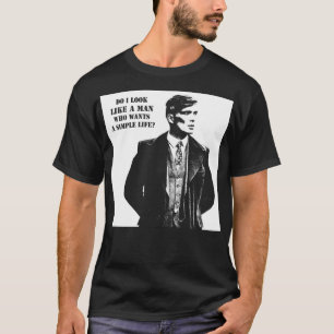 Camiseta Impresión de lienzo de Tommy Shelby