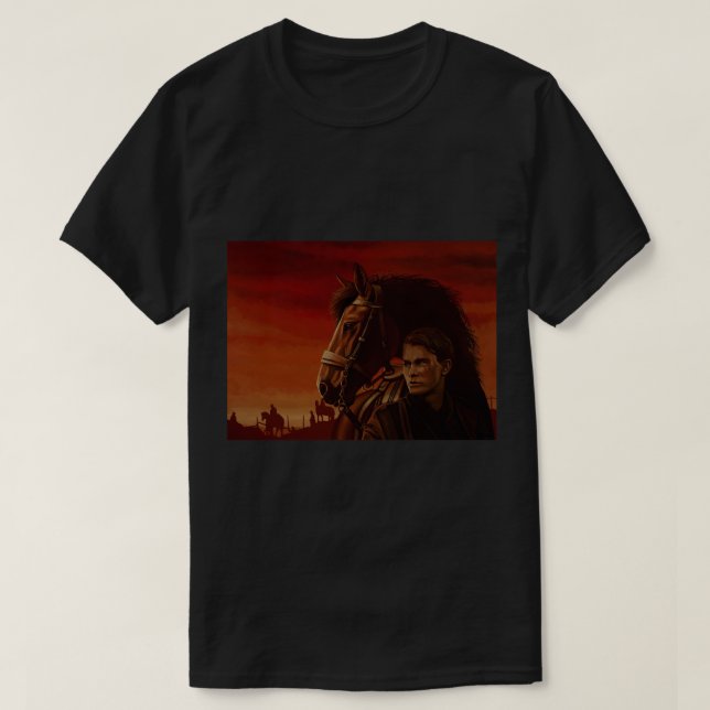 Camiseta Impresión de lienzos de pintura Warhorse Joey y Al (Diseño del anverso)