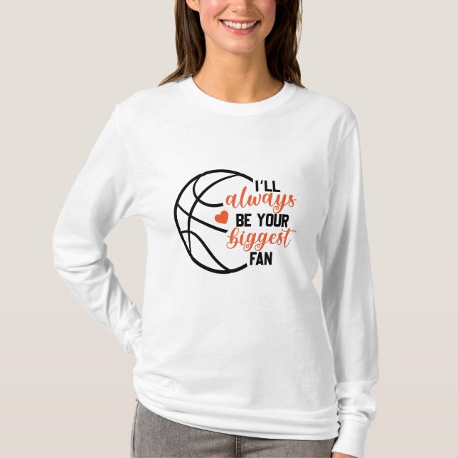 Camiseta Impresión de mamá de baloncesto (Anverso)