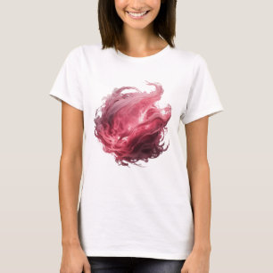 Camiseta Impresión de moda de arte abstracto de plata hermo