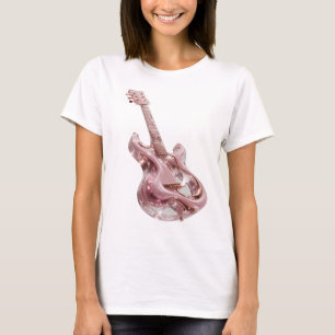 Camiseta Impresión de moda de arte abstracto plateado jugue