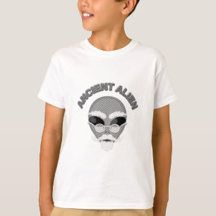 Camiseta Impresión de noticias de la cabeza de alienígena a
